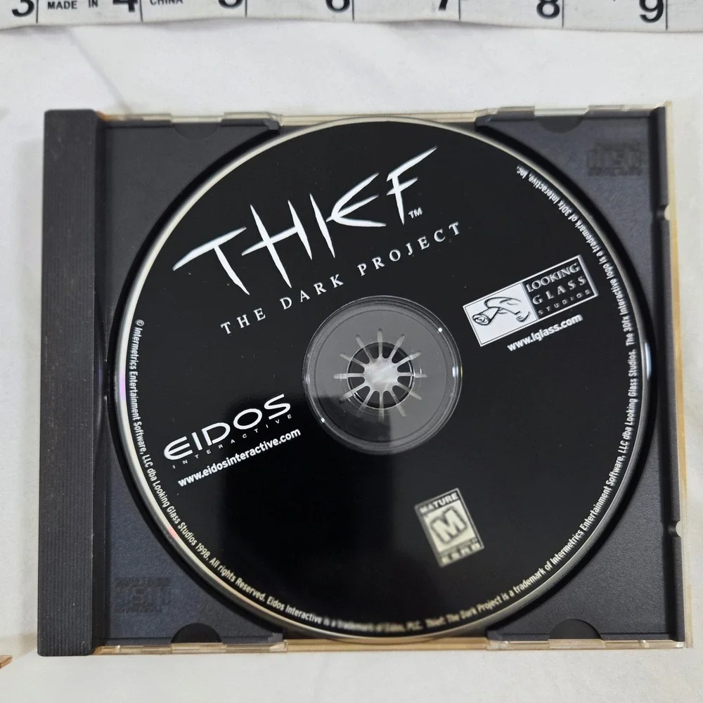 Thief The Dark Project II 2 Metal Age PC Game Lot Vintage 1998 2000 Eidos Retro